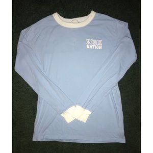 VS PINK LONG SLEEVE TEE!!